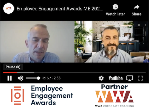 Employee Engagement Awards interview with Yves Vekemans
